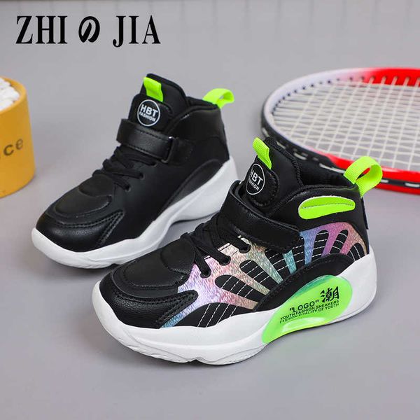 sneakers autumn new leather children's basketball shoes boys outdoors basketball school sports shoes boys girls non-slip running shoes, Black;red
sneakers autumn new leather children's basketball shoes boys outdoors basketball school sports shoes boys girls non-slip running shoes, Black;red