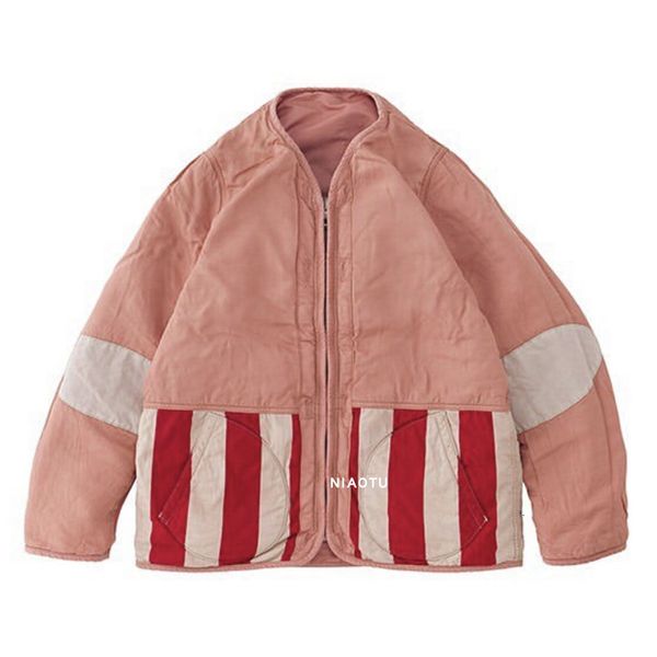 men's jackets 22aw vintage zipper vneck stripe men and women jacket color matching casual loose breathable coat green black pink visvim, Black;brown
men's jackets 22aw vintage zipper vneck stripe men and women jacket color matching casual loose breathable coat green black pink visvim, Black;brown