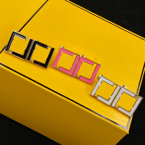 double letter charm women square geometry design earrings hollow simple lady birthday gift, Golden
double letter charm women square geometry design earrings hollow simple lady birthday gift, Golden