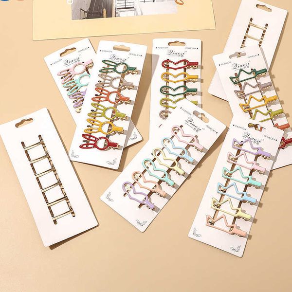 hair clips barrettes 2022 new 6pcs clip set lovely sweet heart crown rabbit hair clips morandi enamel duck mouth cilp women girl hairpin j23, Golden;silver
hair clips barrettes 2022 new 6pcs clip set lovely sweet heart crown rabbit hair clips morandi enamel duck mouth cilp women girl hairpin j23, Golden;silver