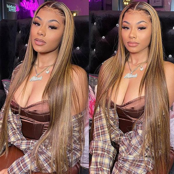 ombre honey blonde bone straight human hair wigs for women pre plucked hd lace frontal 30 inch highlight colored brown wig, Black
ombre honey blonde bone straight human hair wigs for women pre plucked hd lace frontal 30 inch highlight colored brown wig, Black