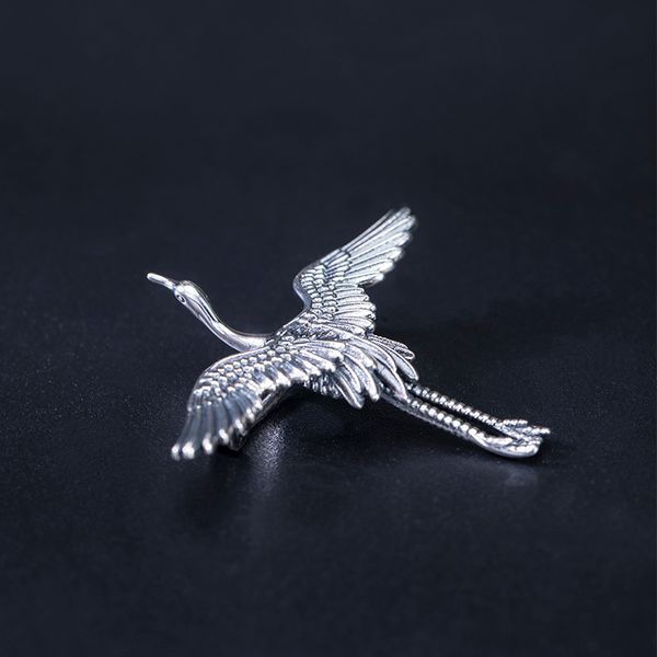 pins brooches s925 sterling silver personality vintage clear flying crane brooch female national classical ethnic collar pin 230223, Gray
pins brooches s925 sterling silver personality vintage clear flying crane brooch female national classical ethnic collar pin 230223, Gray