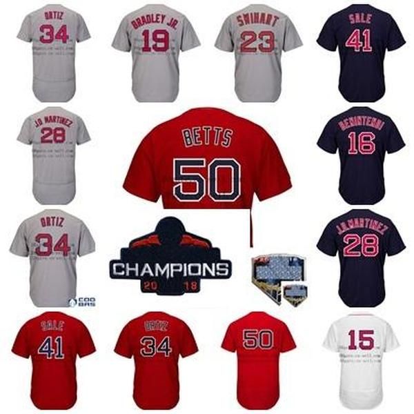 2018 ws champion 50 mookie betts jersey jackie bradley jr. baseball jersey jd martinez chris sale 16 benintendi dustin pedroia ted williams, Blue;black
2018 ws champion 50 mookie betts jersey jackie bradley jr. baseball jersey jd martinez chris sale 16 benintendi dustin pedroia ted williams, Blue;black