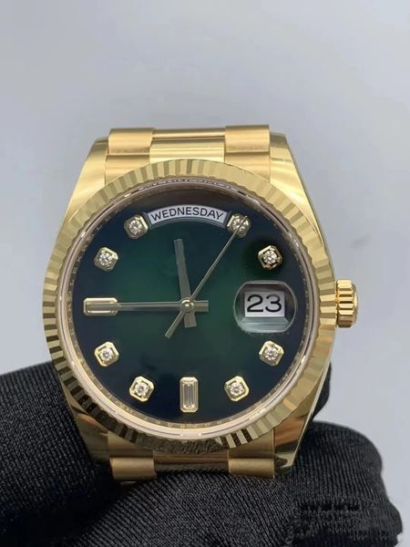 montre de luxe 36mm mens womens watches 2813 automatic movement full stainless steel watch waterproof luminous mechanical wristwatches gifts, Slivery;brown
montre de luxe 36mm mens womens watches 2813 automatic movement full stainless steel watch waterproof luminous mechanical wristwatches gifts, Slivery;brown