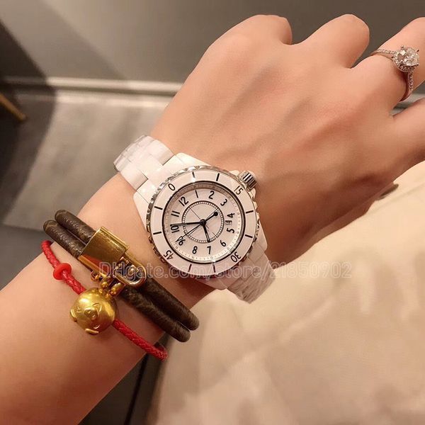 women deisgner watches woman wristwatch 33mm lady fashion watchs sapphire glass crystal arabic numberals fold clasp steel white ceramic h097, Slivery;brown
women deisgner watches woman wristwatch 33mm lady fashion watchs sapphire glass crystal arabic numberals fold clasp steel white ceramic h097, Slivery;brown