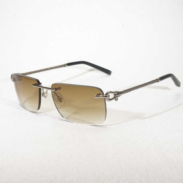 vintage rimless square sunglasses men accessories shade for summer outdoor metal eyeglasses beaching with case new fashion factory sun glass, White;black
vintage rimless square sunglasses men accessories shade for summer outdoor metal eyeglasses beaching with case new fashion factory sun glass, White;black