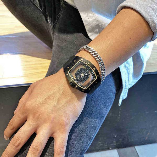 change large millerwatch richa davena fortunes luxury wine barrel hollow out bottom mens dial personality milles r fashion mechanics watch, Black;brown
change large millerwatch richa davena fortunes luxury wine barrel hollow out bottom mens dial personality milles r fashion mechanics watch, Black;brown