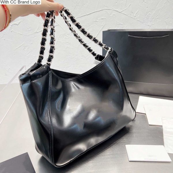 luxury cc wallets womens calfskin shopping bag quilted black and white classic silver chain outdoor travel large capacity shoulder bag frenc, Red;black
luxury cc wallets womens calfskin shopping bag quilted black and white classic silver chain outdoor travel large capacity shoulder bag frenc, Red;black