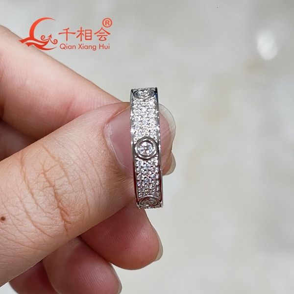 with side stones 925 silver rings classic love three rows of luxury ring d vvs wedding engagement ladies men 230223
with side stones 925 silver rings classic love three rows of luxury ring d vvs wedding engagement ladies men 230223