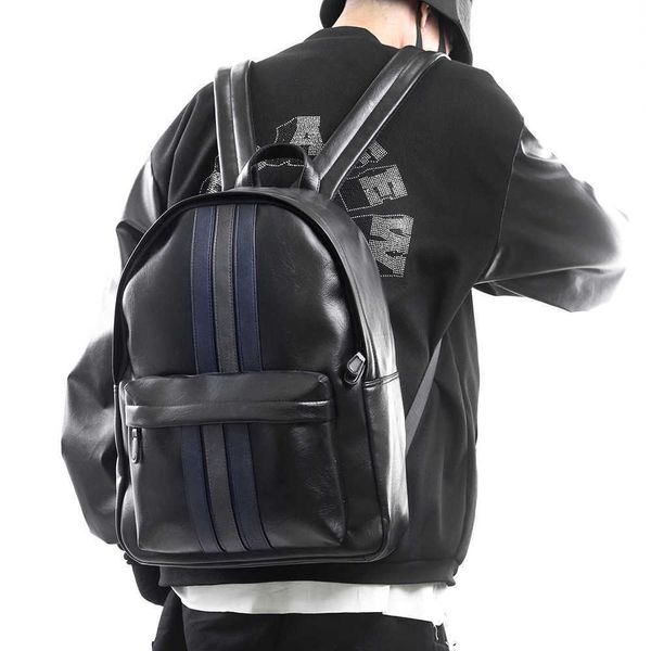 backpack style korean fashion bag contrast color new men's backpack simple business student computer schoolbag 221114
backpack style korean fashion bag contrast color new men's backpack simple business student computer schoolbag 221114