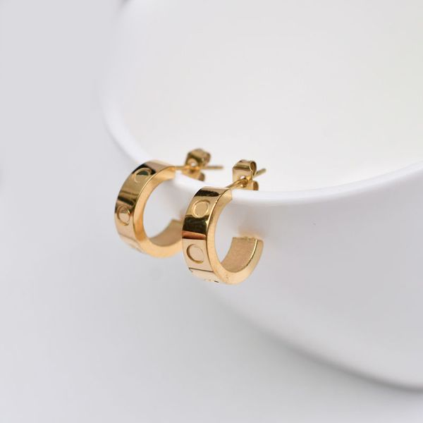 fashionable orecchini luxury stud designer earrings chunky silver color screw small unique hoop elegant jewlery designer for women ohrringe, Golden;silver
fashionable orecchini luxury stud designer earrings chunky silver color screw small unique hoop elegant jewlery designer for women ohrringe, Golden;silver