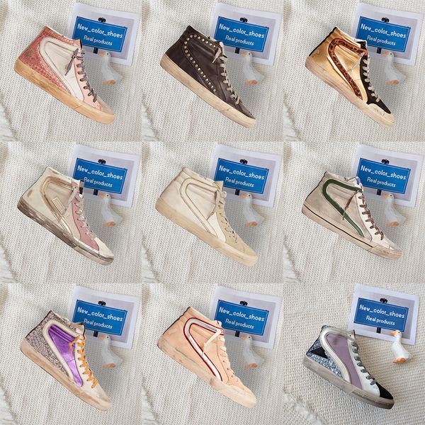 shoes 2023 designer sandal new retro release fashion women high mid slide super ball star luxury sneakers goldens lot, Black
shoes 2023 designer sandal new retro release fashion women high mid slide super ball star luxury sneakers goldens lot, Black