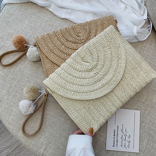evening bags est elegant envelope crossbody bag weave straw handbag large capacity casual retro classic shoulder pack for women 230223
evening bags est elegant envelope crossbody bag weave straw handbag large capacity casual retro classic shoulder pack for women 230223