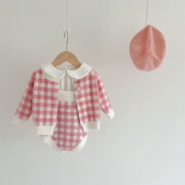 clothing sets autumn winter baby clothing set baby girl knit cardigan flower bodysuit 2 piece girls clothing set 230223, White
clothing sets autumn winter baby clothing set baby girl knit cardigan flower bodysuit 2 piece girls clothing set 230223, White