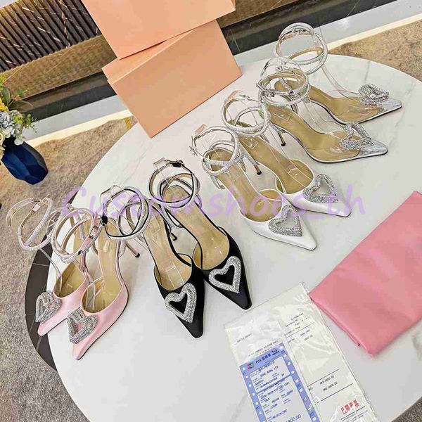 2023 mach sandal women high herel shoes satin bow pumps crystal embellished rhinestone evening shoes stiletto 95 heels sandals love shape lu, Black
2023 mach sandal women high herel shoes satin bow pumps crystal embellished rhinestone evening shoes stiletto 95 heels sandals love shape lu, Black