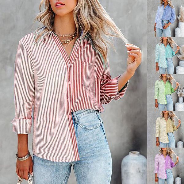 women's blouses shirts fashion summer women long sleeve slim cotton casual shirts ladies open stitch shirts 230223, White
women's blouses shirts fashion summer women long sleeve slim cotton casual shirts ladies open stitch shirts 230223, White