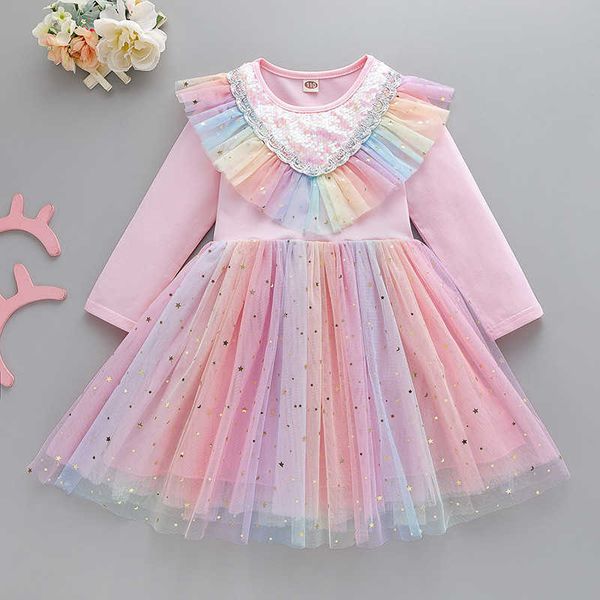 girl's dresses spring rainbow long sleeve children dresses for girls vestidos ball gown tulle dress puffy kids clothing with gold glitt, Red;yellow
girl's dresses spring rainbow long sleeve children dresses for girls vestidos ball gown tulle dress puffy kids clothing with gold glitt, Red;yellow