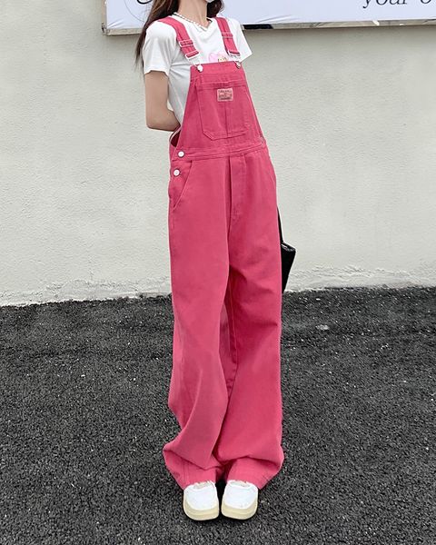 women's jumpsuits rompers sm jeans womens summer preppy style loose girls pink wide leg trousers jumpsuit korean casual denim overalls, Black;white
women's jumpsuits rompers sm jeans womens summer preppy style loose girls pink wide leg trousers jumpsuit korean casual denim overalls, Black;white