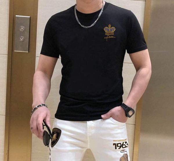 harajuku tees 2023 designer rhinestone men's t-shirts street casual summer, White;black
harajuku tees 2023 designer rhinestone men's t-shirts street casual summer, White;black