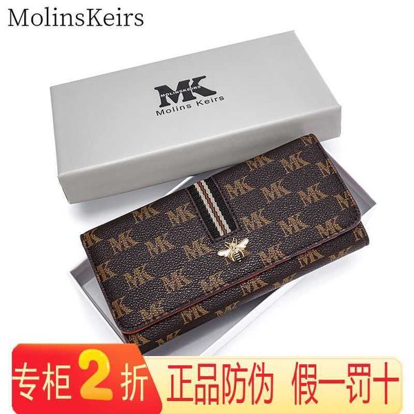 s molinskeirs long women's small mk2023 new large capacity brand wallet, Red;black
s molinskeirs long women's small mk2023 new large capacity brand wallet, Red;black