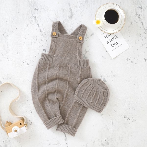 jumpsuits born baby romper knitted infant girl boy jumpsuit solid outfits sleeveless toddler children clothing hat 2pc playsuit 230223, Blue
jumpsuits born baby romper knitted infant girl boy jumpsuit solid outfits sleeveless toddler children clothing hat 2pc playsuit 230223, Blue