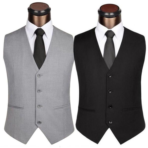 men's vests the dress for men solid color singlebreasted slimfit mens suit vest male waistcoat gilet homme casual sleeveles 230222, Black;white
men's vests the dress for men solid color singlebreasted slimfit mens suit vest male waistcoat gilet homme casual sleeveles 230222, Black;white