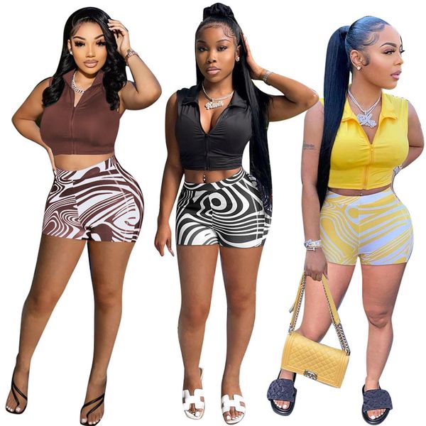 designer slim 2 piece sets zipper polo t-shirt shorts crop women tracksuits stripe printing short pants outfits 9323, White
designer slim 2 piece sets zipper polo t-shirt shorts crop women tracksuits stripe printing short pants outfits 9323, White