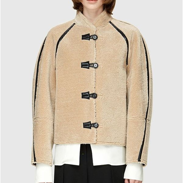women's jackets winter ladies stand collar two sided jacket leather single breasted temperament warm overcoat 230223, Black;brown
women's jackets winter ladies stand collar two sided jacket leather single breasted temperament warm overcoat 230223, Black;brown