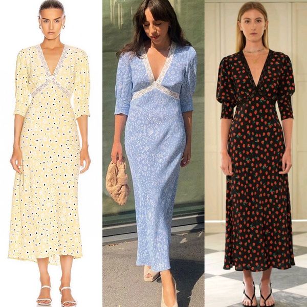 casual dresses 100% viscose lace trim v-neck light blue floral printed puff-sleeve women summer vacaton midi dress 230223, Black;gray
casual dresses 100% viscose lace trim v-neck light blue floral printed puff-sleeve women summer vacaton midi dress 230223, Black;gray