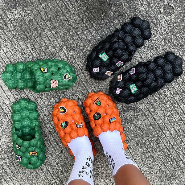 slippers dome cameras new bubble slides with charms womens summer slippers bubbles shoes beach flip flops men 2022 designer platform sandals, Black
slippers dome cameras new bubble slides with charms womens summer slippers bubbles shoes beach flip flops men 2022 designer platform sandals, Black