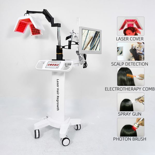 beauty items multifunctional professional 650nm red light hair growth products hair loss treatment machine led hair regrowth laser machine
beauty items multifunctional professional 650nm red light hair growth products hair loss treatment machine led hair regrowth laser machine