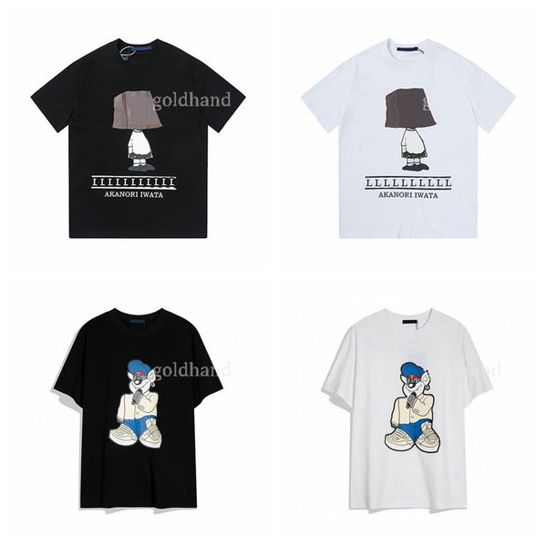 men summer casual t shirt designer tide letter printed short sleeve hip hop street tees women loose t shirt, White;black
men summer casual t shirt designer tide letter printed short sleeve hip hop street tees women loose t shirt, White;black
