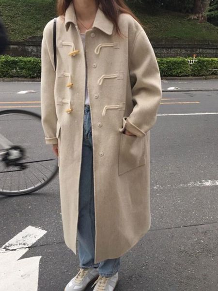 women's jackets button woolen coat winter student loose women jacket womens clothing 2023 230223, Black;brown
women's jackets button woolen coat winter student loose women jacket womens clothing 2023 230223, Black;brown