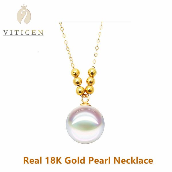 pendant necklaces viticen real 18k gold pearl necklace female au750 natural freshwater for wife girlfriend fashion original jewelry 230223, Silver
pendant necklaces viticen real 18k gold pearl necklace female au750 natural freshwater for wife girlfriend fashion original jewelry 230223, Silver