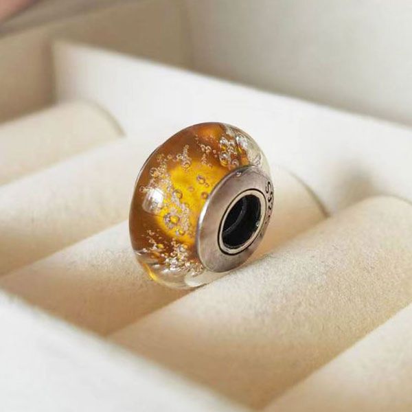 2pcs 925 sterling silver glass murano yellow bubbles beads fit pandora charm jewelry bracelets & necklaces, Crystal
2pcs 925 sterling silver glass murano yellow bubbles beads fit pandora charm jewelry bracelets & necklaces, Crystal