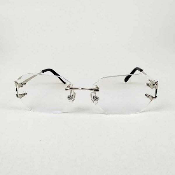vintage rimless c wire sunglasses men eyewear women diamond cutting clear glasses metal frame with case new fashion factory sun glasses 70%o, White;black
vintage rimless c wire sunglasses men eyewear women diamond cutting clear glasses metal frame with case new fashion factory sun glasses 70%o, White;black