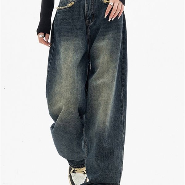 women's jean vintage streetwear korean baggy cargo high waist straight wide leg pants denim trousers fairy grunge alt clothes 230223, Blue
women's jean vintage streetwear korean baggy cargo high waist straight wide leg pants denim trousers fairy grunge alt clothes 230223, Blue