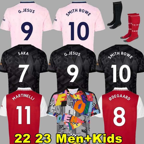 22 23 g.jesus soccer jerseys smith rowe pepe saka fans player thomas martinelli tierney 2022 2023 football shirt men kids odegaard sambi, Black;yellow
22 23 g.jesus soccer jerseys smith rowe pepe saka fans player thomas martinelli tierney 2022 2023 football shirt men kids odegaard sambi, Black;yellow