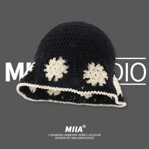 wide brim hats korean cotton crochet flowers bucket hat for women japanese retro hollow sun hat fashion woven knitted contrast color panama, Blue;gray
wide brim hats korean cotton crochet flowers bucket hat for women japanese retro hollow sun hat fashion woven knitted contrast color panama, Blue;gray