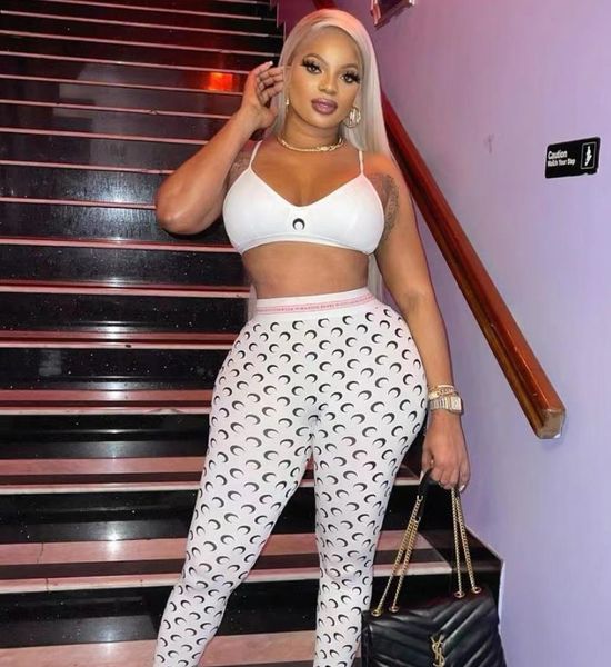 fashion women two piece set printed tank tracksuit bodycon pant sets outfit and long pants summer casual sport, White
fashion women two piece set printed tank tracksuit bodycon pant sets outfit and long pants summer casual sport, White