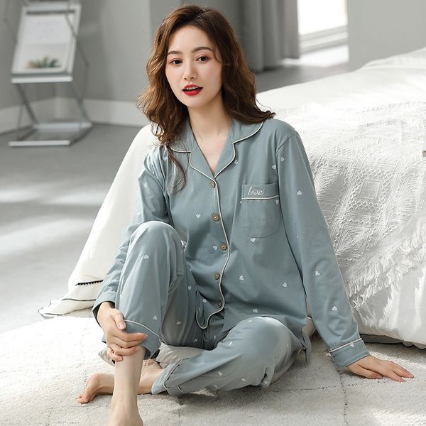 women's sleepwear cotton pajamas women's long-sleeved spring and autumn models plus size loose two-piece summer thin section women, Black;red
women's sleepwear cotton pajamas women's long-sleeved spring and autumn models plus size loose two-piece summer thin section women, Black;red