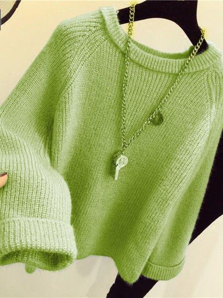 women's sweaters ly varey lin autumn winter pullovers o neck sweater korean style long sleeve knitted solid ladies casual 230223, White;black
women's sweaters ly varey lin autumn winter pullovers o neck sweater korean style long sleeve knitted solid ladies casual 230223, White;black