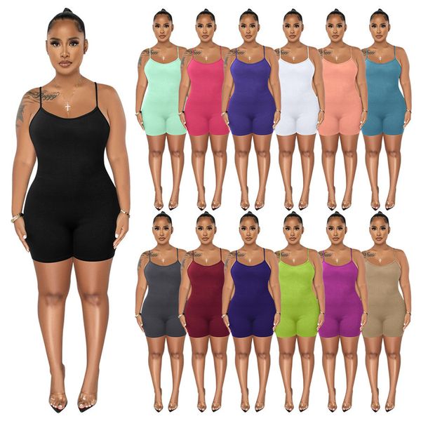 designer women solid backless short lace-up jumpsuits 2023 casual skinny bodysuits u-neck bodycon rompers 9334, Black;white
designer women solid backless short lace-up jumpsuits 2023 casual skinny bodysuits u-neck bodycon rompers 9334, Black;white