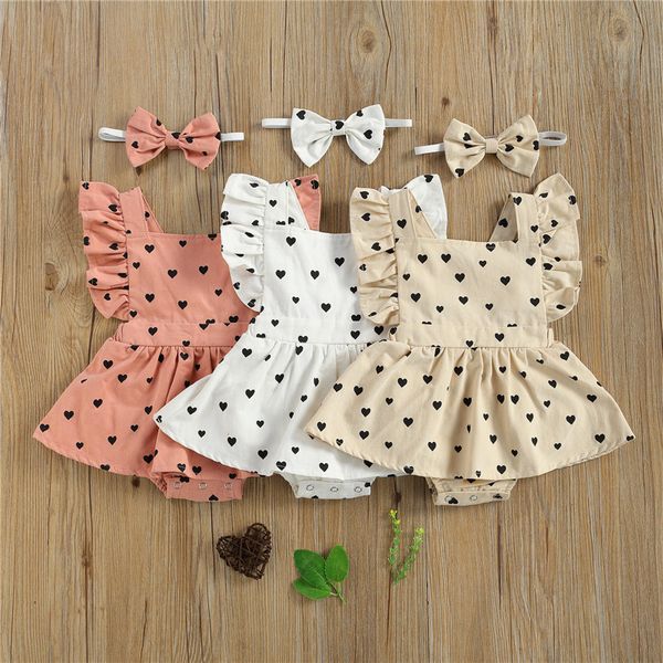 jumpsuits 024m baby girls summer rompers toddler born infant princess girl heart print ruffles sleeve jumpsuits dress headband clothes 23022, Blue
jumpsuits 024m baby girls summer rompers toddler born infant princess girl heart print ruffles sleeve jumpsuits dress headband clothes 23022, Blue