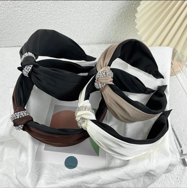 crystal hairpin headbands elastic hair hoop hair jewelry solid colors cloth handmade retro style exaggerated personality temperament headban, Silver
crystal hairpin headbands elastic hair hoop hair jewelry solid colors cloth handmade retro style exaggerated personality temperament headban, Silver