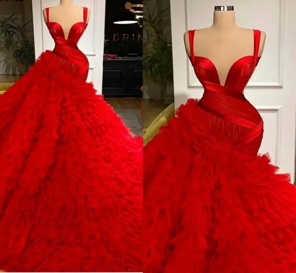 2023 red prom dresses mermaid sweep train sleeveless straps ruched custom made evening gown formal occasion wear vestidos plus size, Black
2023 red prom dresses mermaid sweep train sleeveless straps ruched custom made evening gown formal occasion wear vestidos plus size, Black