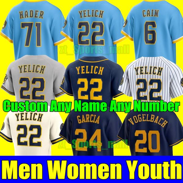 2023 s-4xl custom 22 christian yelich jersey adames mccutchen milwaukee brandon woodruff josh hader ryan braun jace peterson brewers robin u, Blue;black
2023 s-4xl custom 22 christian yelich jersey adames mccutchen milwaukee brandon woodruff josh hader ryan braun jace peterson brewers robin u, Blue;black
