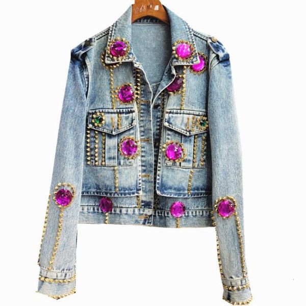 women's jackets spring 2023 fashion rivets denim jacket women beaded casual loose long sleeve outwear 230223, Black;brown
women's jackets spring 2023 fashion rivets denim jacket women beaded casual loose long sleeve outwear 230223, Black;brown