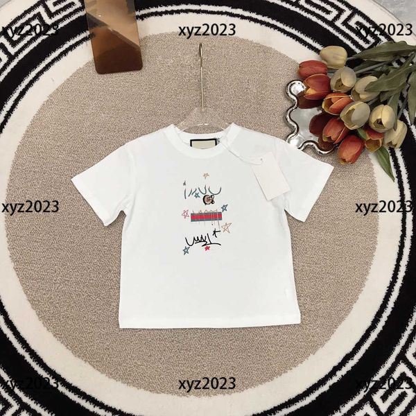 2023 kids short sleeve baby t-shirt child clothing summer graffiti alphabet design print breathable round neck new size 100-150 cm, Blue
2023 kids short sleeve baby t-shirt child clothing summer graffiti alphabet design print breathable round neck new size 100-150 cm, Blue