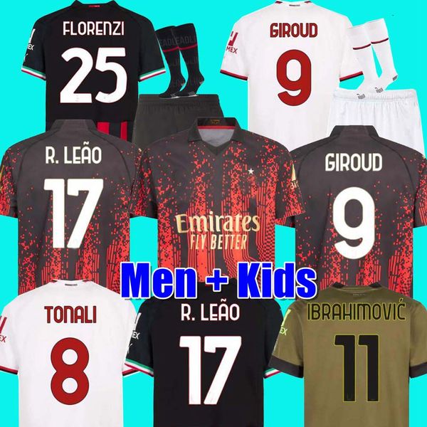 ibrahimovic 22 23 koche soccer jerseys ac milans giroud de ketelaere r. leao tonali theo football shirt special fourth 4th men kids kit, Black;yellow
ibrahimovic 22 23 koche soccer jerseys ac milans giroud de ketelaere r. leao tonali theo football shirt special fourth 4th men kids kit, Black;yellow